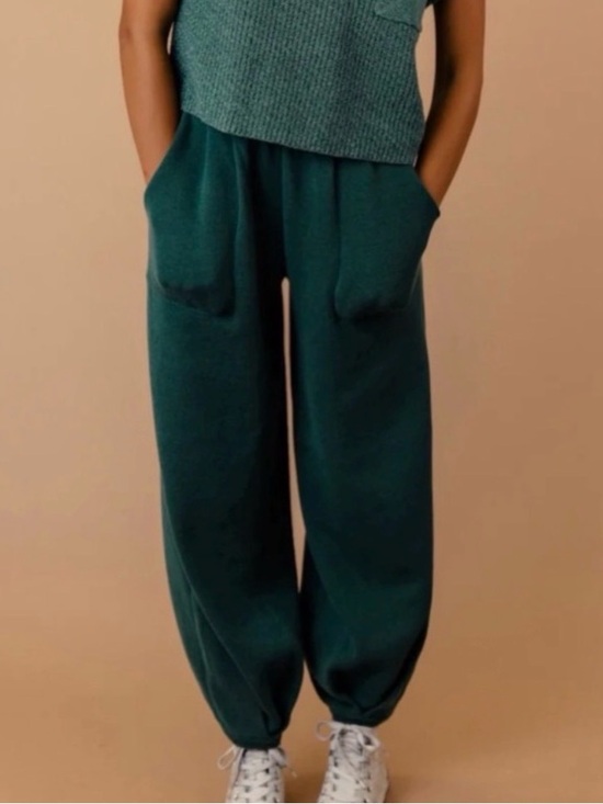 FP Beach. Freya Sweater PANTS in emerald spell- size XL- pants only - Picture 4 of 16